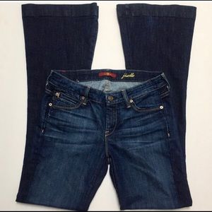 7 FAMK jeans Jiselle flare jeans! like new!